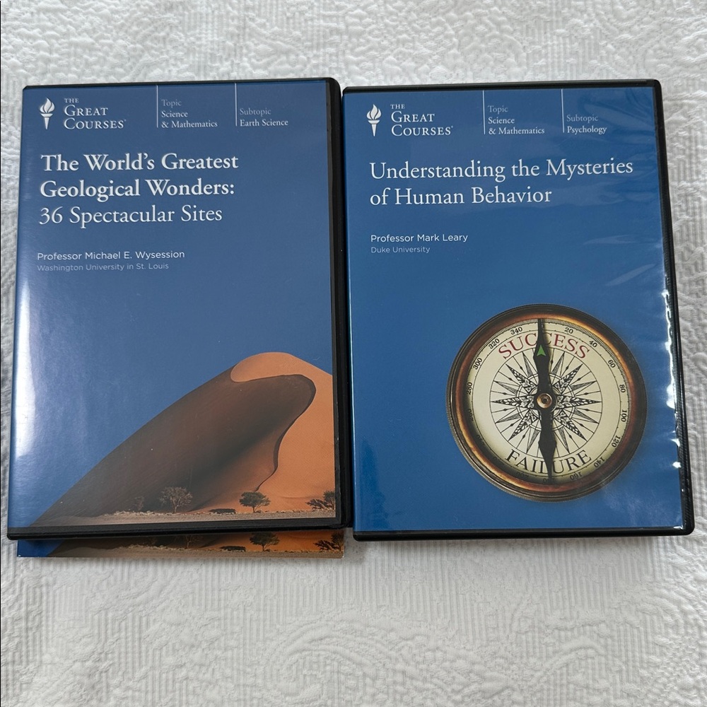 The Great Courses DVDs and Guidebooks